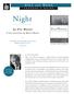 Night WANG HILL AND. by Elie Wiesel. A new translation by Marion Wiesel