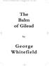 The Balm of Gilead.qxp:The Balm of Gilead :22 Page 1. The Balm of Gilead