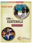 PROJECT GUIDE LHM GUATEMALA. Curriculum