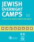 JEWISH OVERNIGHT CAMPS. Judith Veinstein