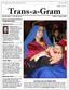 Trans-a-Gram. Inside this issue. Epiphany Service Philoptochos Tea Family Night Mortgage update.. 7