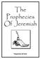 The Prophecies Of Jeremiah