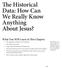 The Historical Data: How Can We Really Know Anything About Jesus?
