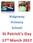 Rainbow Tots & Pre-Nursery St Patrick s Day