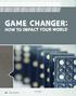 GAME CHANGER How to Impact Your World 2015 LifeWay 64 GAME CHANGER