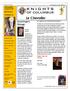 Le Chevalier. Grand Knight s Message WGK Jerry Wood. Happy New Year! Volume 2 Issue 7 Le Chevalier January 2017 p.1 St. Bernadette Council 12164