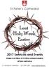 Lent Holy Week Easter