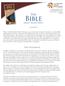 Bible What? When? Why? Bible What? When? Why? Two Testaments. by Carol Geisler