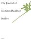The Journal of. Nichiren Buddhist. Studies. Issue IX-17