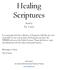 Healing Scriptures. Read by Tim Dumas