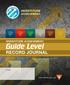 Guide Level record JournAl