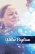 What is Water Baptism?