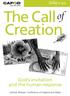 The Callof Creation. God s invitation and the human response. Catholic Bishops Conference of England and Wales