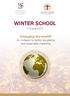 WINTER SCHOOL. 2-4 June Changing the world? An invitation to faithful discipleship and responsible citizenship