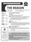 THE BEACON. Looking Ahead in Worship INSIDE THIS ISSUE: