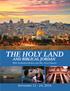 THE HOLY LAND AND BIBLICAL JORDAN