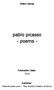 pablo picasso - poems -