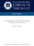 Southwestern. Journal of. Theology. The bible. is inerrancy sufficient? a plea to biblical scholars. denny r. burk