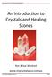 An Introduction to Crystals and Healing Stones