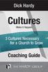 Dick Hardy. Cultures. Make It Happen. 3 Cultures Necessary for a Church to Grow. Coaching Guide THE HARDY GROUP