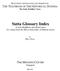 Sutta Glossary Index of early Buddhism and related terms [A volume from the SID or Sutta Index of Dharma series]
