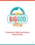 Preschool VBS Curriculum Day by Day
