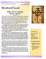 Mustard Seed. Kalona Mennonite Church. March 2016 Volume XXV, Issue 3. Inside this issue. Special points of interest