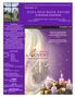 DECEMBER 24, Our Mission We, Jesus Our Risen Savior Catholic Church are a community of THE 4TH SUNDAY OF ADVENT