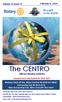 The CENTRO. Official Weekly Bulletin. Awarded Best Club Bulletin RY
