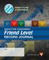 Friend Level record JournAl
