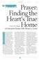 Prayer: Finding the Heart s True Home
