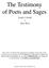 The Testimony of Poets and Sages