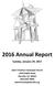 2016 Annual Report Sunday, January 29, 2017