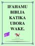 IFAHAMU BIBLIA KATIKA UBORA WAKE.