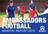 AMBASSADORS FOOTBALL MINISTRY REPORT 2013