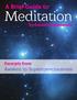 A Brief Guide to Meditation