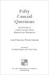 Fifty Crucial Questions
