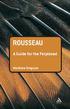 ROUSSEAU: A GUIDE FOR THE PERPLEXED