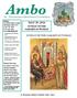 Ambo MAY 29, 2016 ST. THEODOSIUS ORTHODOX CATHEDRAL SUNDAY OF THE SAMARITAN WOMAN. Divine Services. St. Theodosius Orthodox Cathedral Ambo - Page 1