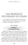 THE PROPHETIC PSYCHOLOGY OF COLOR