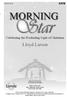 Star MORNING. Celebrating the Everlasting Light of Christmas 65/2075 & 76L SATB. Music by Lloyd Larson Orchestration by Ed Hogan