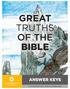 GREAT TRUTHS OF THE BIBLE