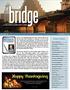 THE BRIDGE PAGE 1 VOL. 9 NO. 46 NOVEMBER 23, 2016
