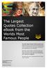 ebook from the The Largest Quotes Collection Worlds Most Famous People