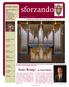 sforzando Dean s Message -- by Vernon Williams Southwest Jersey Chapter American Guild of Organists 2 Program Notes