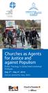 Churches as Agents for Justice and against Populism