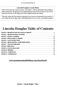 Lincoln-Douglas Table of Contents
