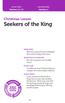 Christmas Lesson Seekers of the King