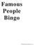 Famous People Bingo. Educational Impressions, Inc.