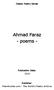 Ahmad Faraz - poems -